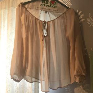 Josie sheer blouse